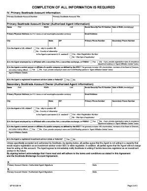 Scottrade Account Linking Request Form
