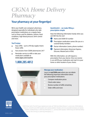 CIGNA Home Delivery Pharmacy Form