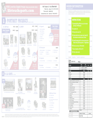 Picture Day Order Form