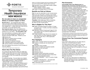 Fortis Health Short Term Medical Application