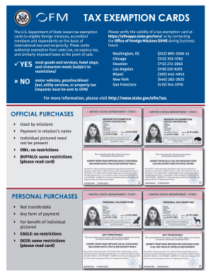 government travel card tax exemption form