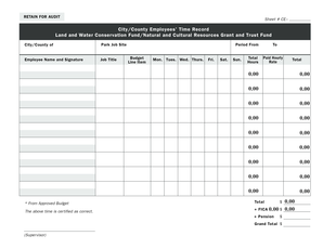 City County Employee Time Record