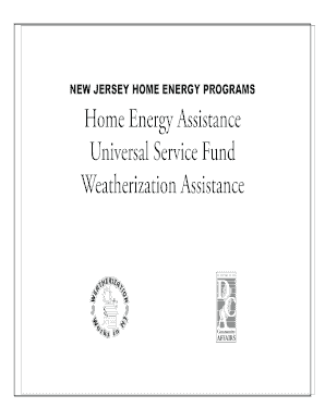 New Jersey Home Energy Assistance Application