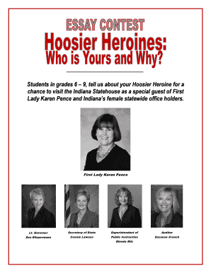 Hoosier Heroine Essay Contest