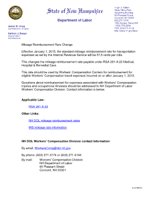 How to fill out a mileage form - nh mileage reimbursement rate 2020