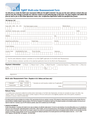 PgMP Multi-rater Reassessment Form