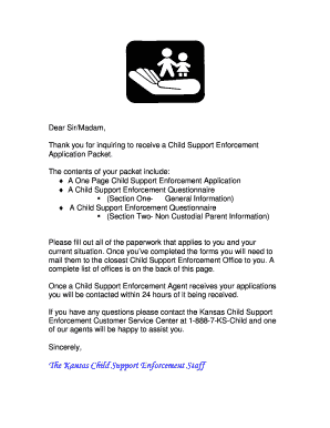 Child Support Enforcement Application