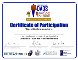 Certificate of Participation