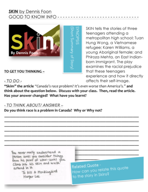 Skin Play Discussion Guide