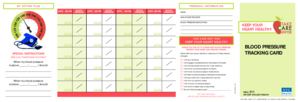 BLOOD PRESSURE TRACKING CARD - NYC.gov - nyc