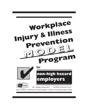 California Injury and Illness Prevention Program