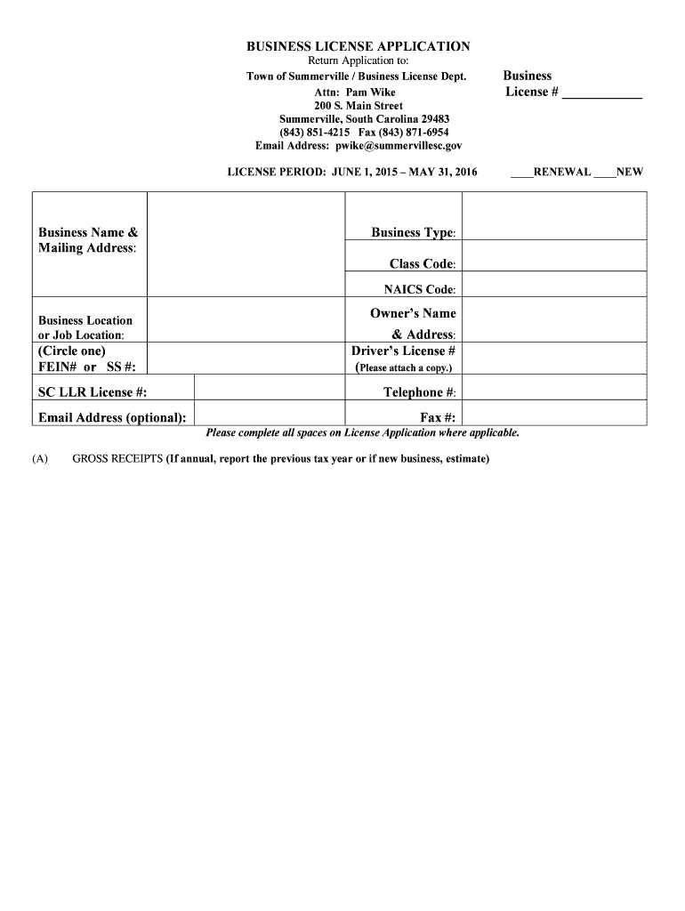 BUSINESS LICENSE APPLICATION Business License # ... Preview on Page 1