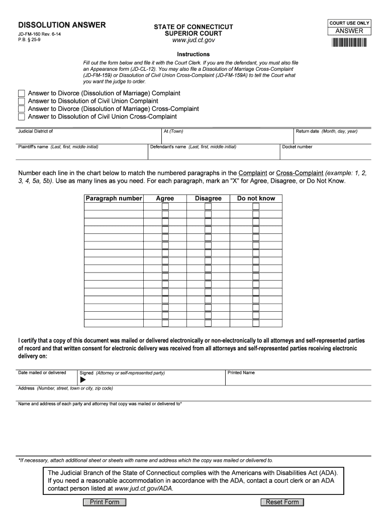 form jd fm 160 Preview on Page 1