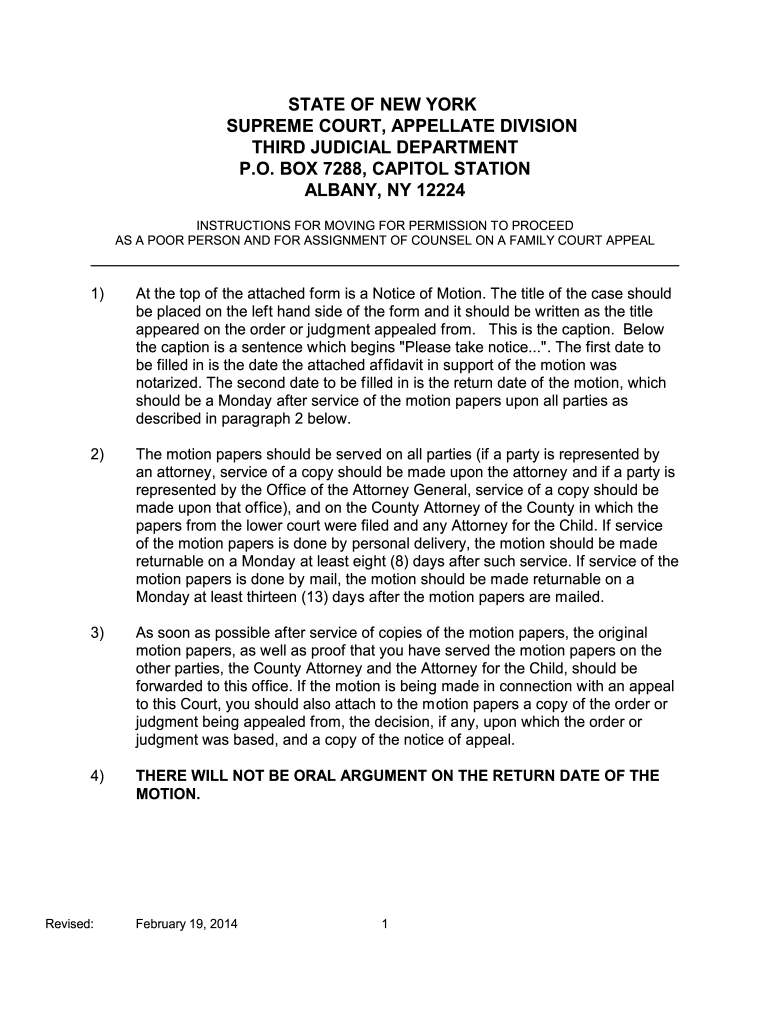 nys poor person application Preview on Page 1