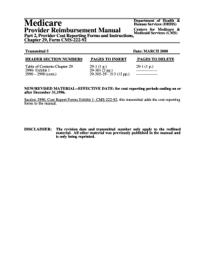 Form CMS-222-92