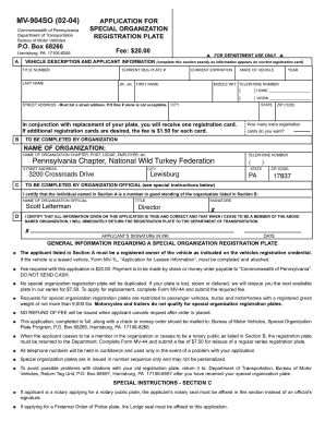 MV-904-SO (O2-O4) APPLICATION FOR - nwtf