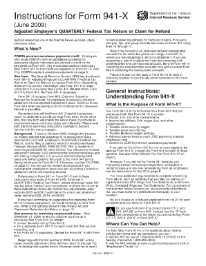Instructions for Form 941-X