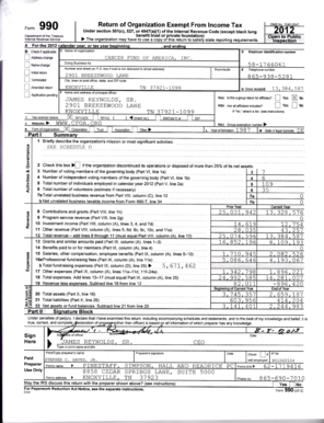 Form 990 Return of Organization Exempt From Income Tax