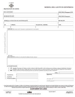 Generic Application Form