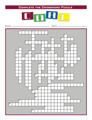 Crossword Puzzle