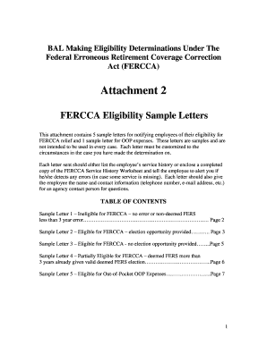 BAL Making Eligibility Determinations Under The - opm