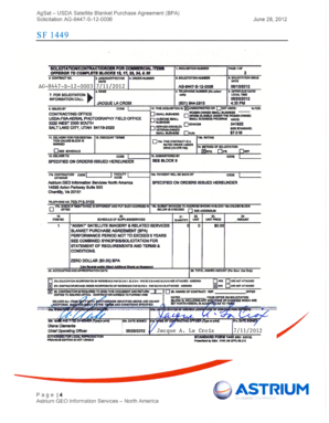 AgSat USDA Satellite Blanket Purchase Agreement (BPA) - fsa usda