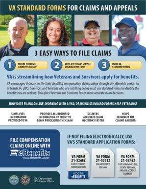 VA Standard Forms for Claims and Appeals - benefits va