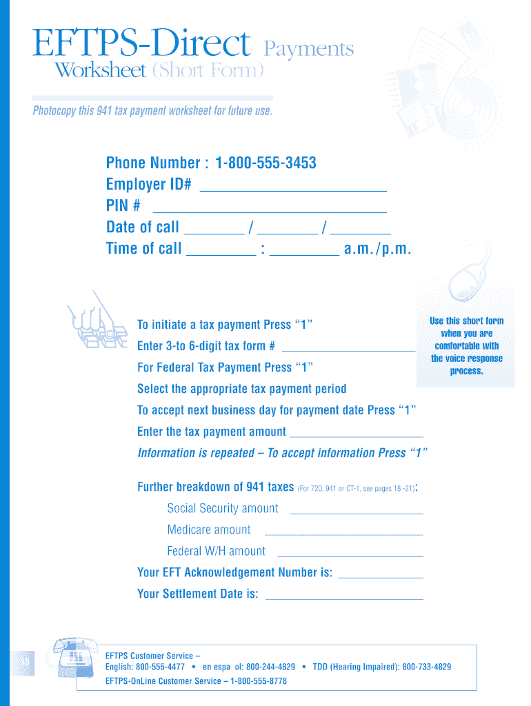 Eftps - Fill Online, Printable, Fillable, Blank | pdfFiller
