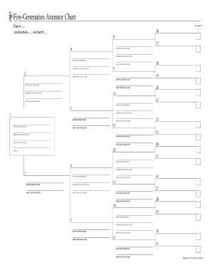 28 Printable Genealogy Chart Template Forms - Fillable Samples in PDF, Word  to Download