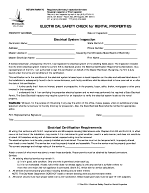 Electrical Safety Check for Rental Properties