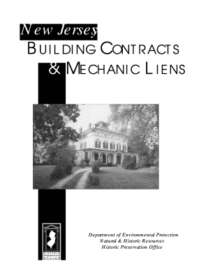 New Jersey's Building Contracts and Mechanics Liens - nj