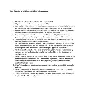 Guildelines for Food and Utility Reimbrsement Program - ltbbodawa-nsn