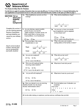 va form 526 form 21 526 templates fillable printable sles for va form 526 form 21 526 templates fillable printable sles for