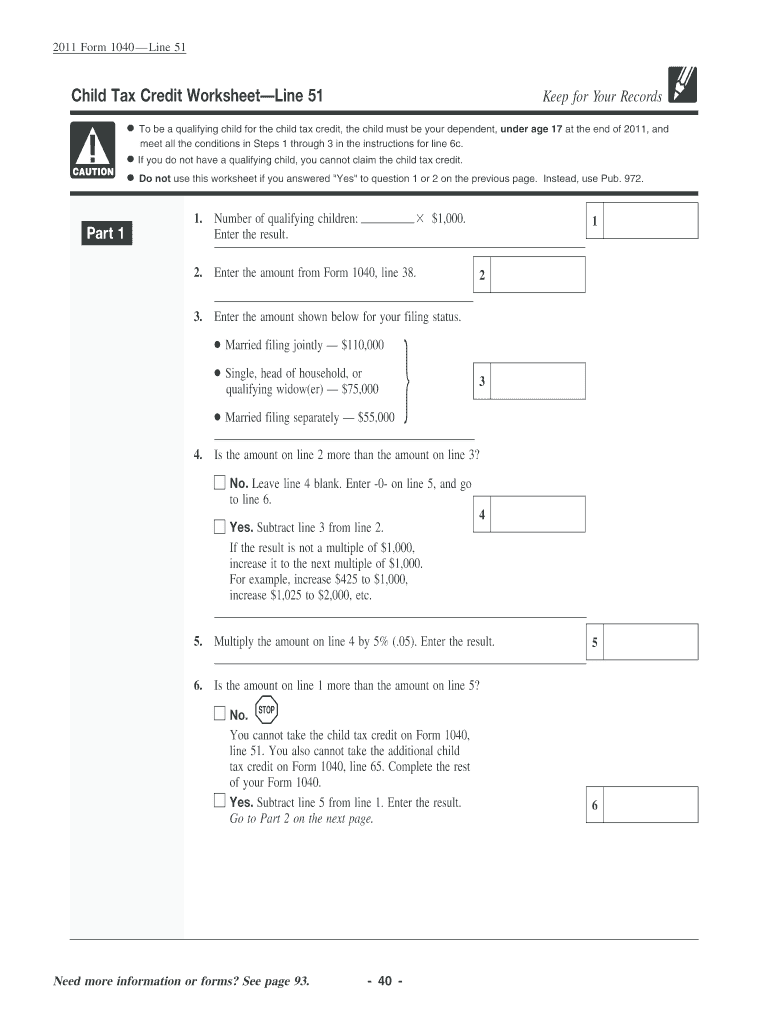 Child Tax Credit Worksheet 2017 Fillable Fill Out Sign Online DocHub
