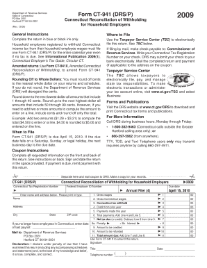 Form ct 941 drs p 2011