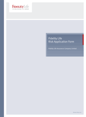 Fidelity Life Risk Application Form