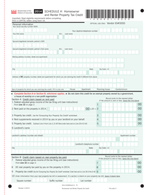 2014 Schedule H - otr cfo dc