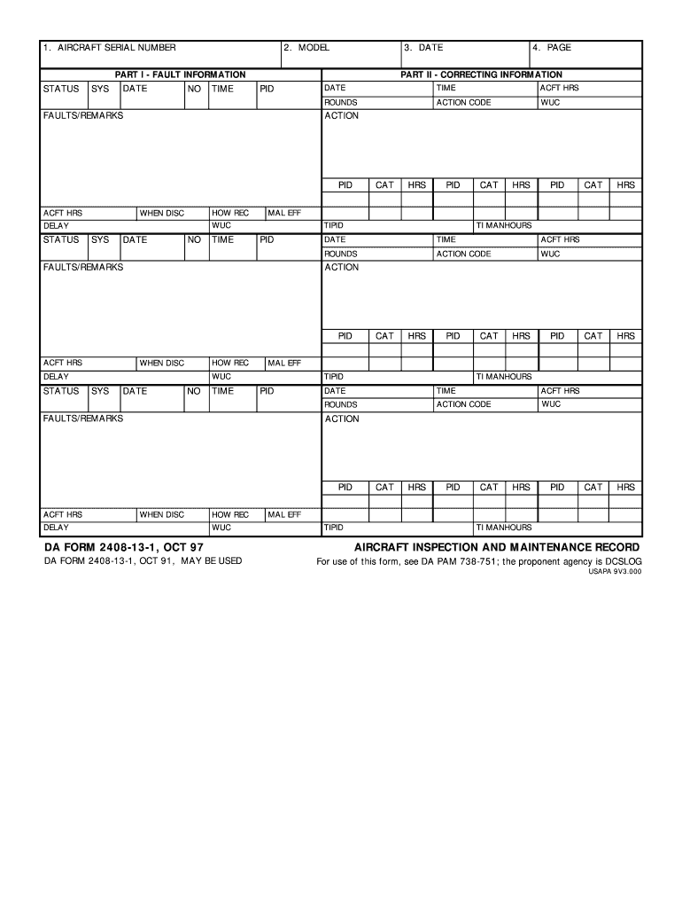 Da Form 2408 13 - Fill Online, Printable, Fillable, Blank | pdfFiller