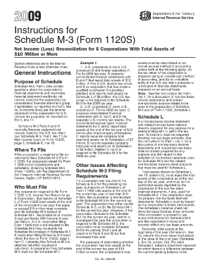 Instructions for Schedule M-3 (Form 1120S)