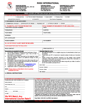 RHDC Legalization Cover Letter