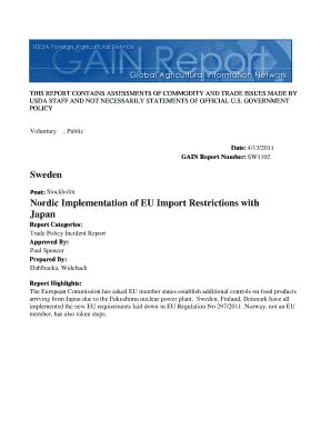 Landlord friendly rent increase letter uk - Nordic Implementation of EU Import Restrictions with Japan Sweden - gain fas usda