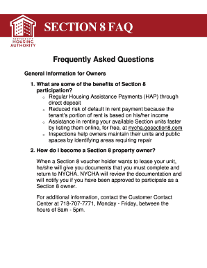 Section 8 application nyc - SECTION 8 FAQ - NYC