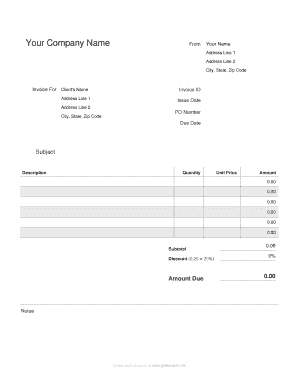 Invoice Template