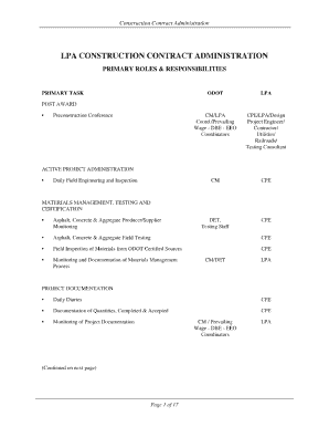 Construction contract fillable form