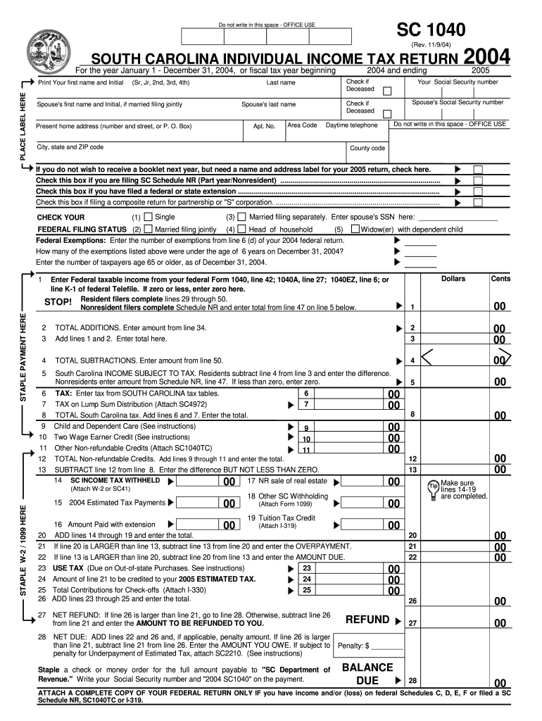 1040 sc Preview on Page 1