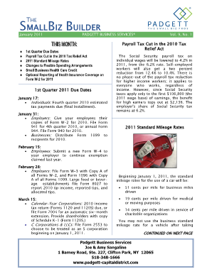 2011 Tax Relief Act Payroll Guide