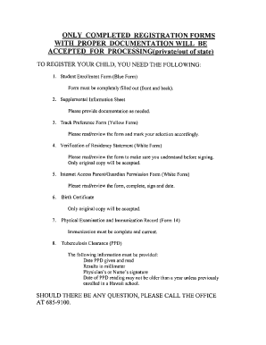 Student Verification Letter From Elementary School | pdfFiller