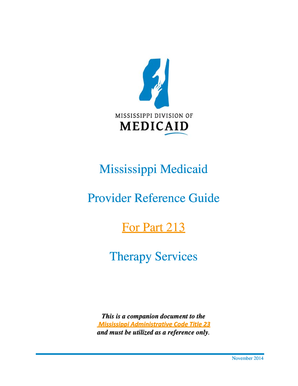 mississippi medicaid provider reference guide