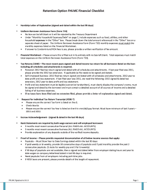 Uniform Borrower Assistance Form
