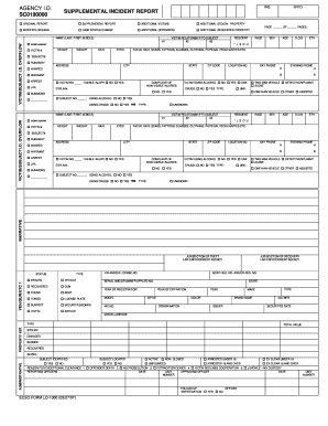 Supplemental Incident Report